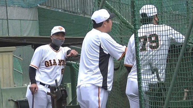 阿部、大久保、亀井コーチ