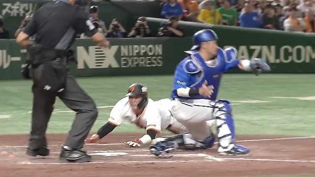 坂本勇人 ヘッドスライディング